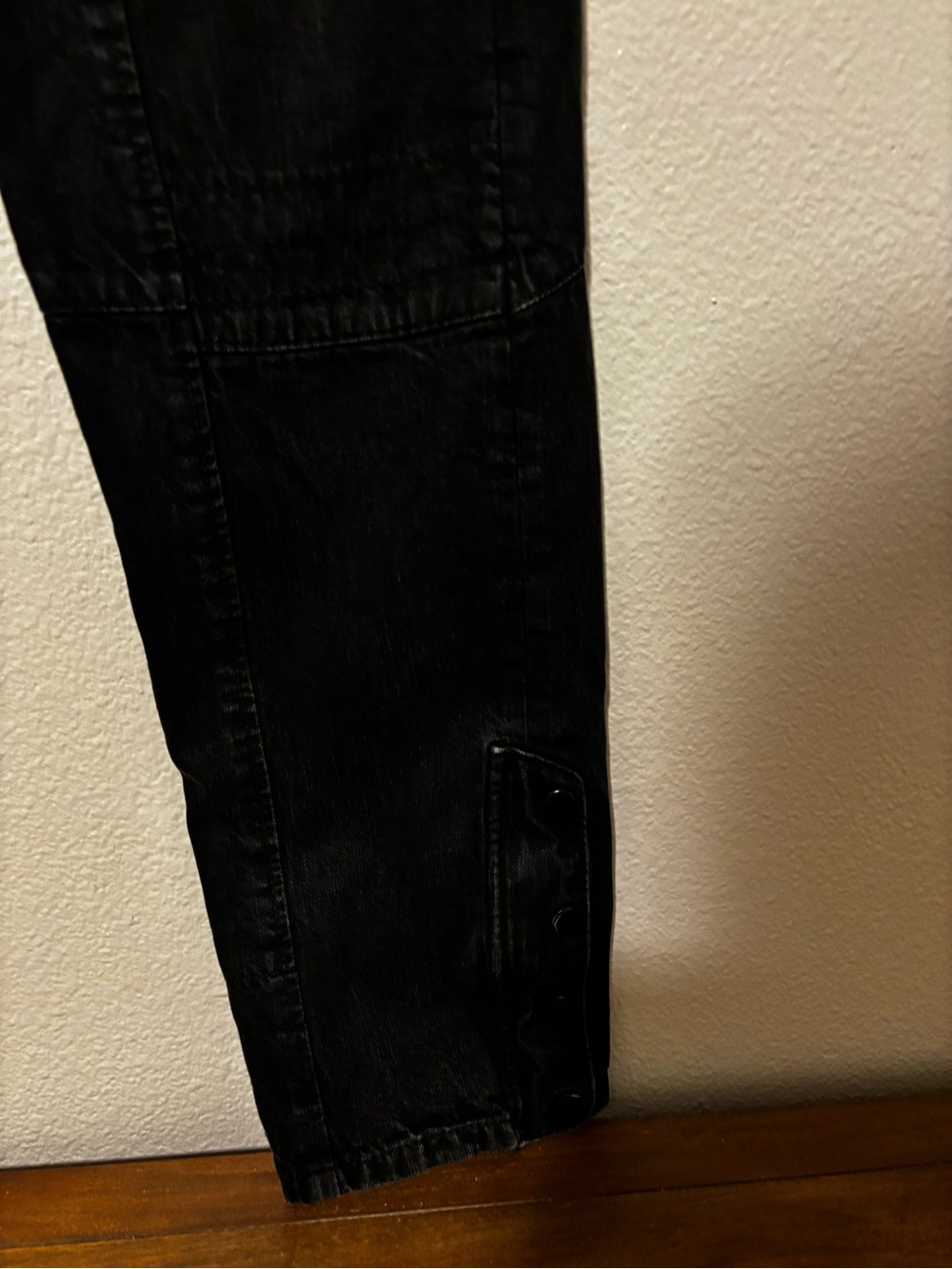 Ralph Lauren Black Label Cargo Jeans Mens 36x32 Pants Pockets Biker - Picture 6 of 10